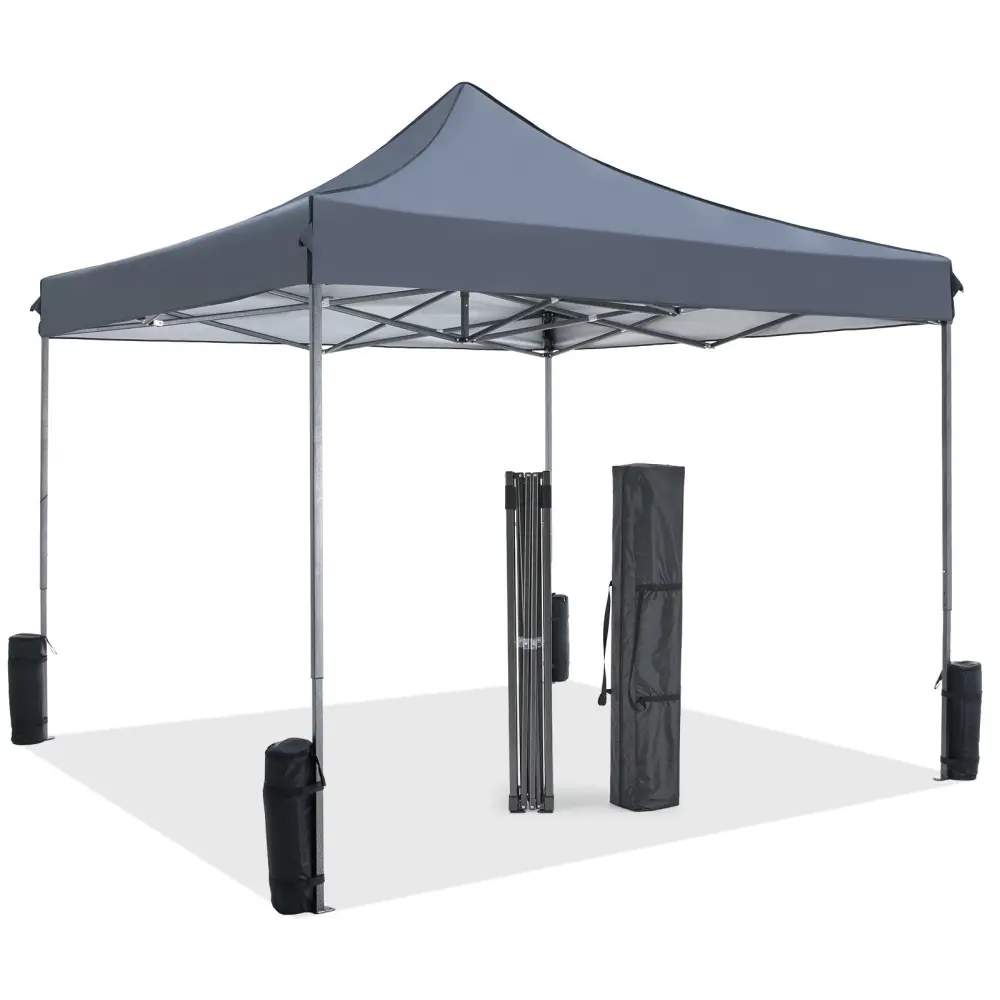 10 X 10ft Up Canopy Tent Easy Setup Outdoor Shade Instant Portable Sun Shelter Canopy Tent For Parties Camping Beach - 5