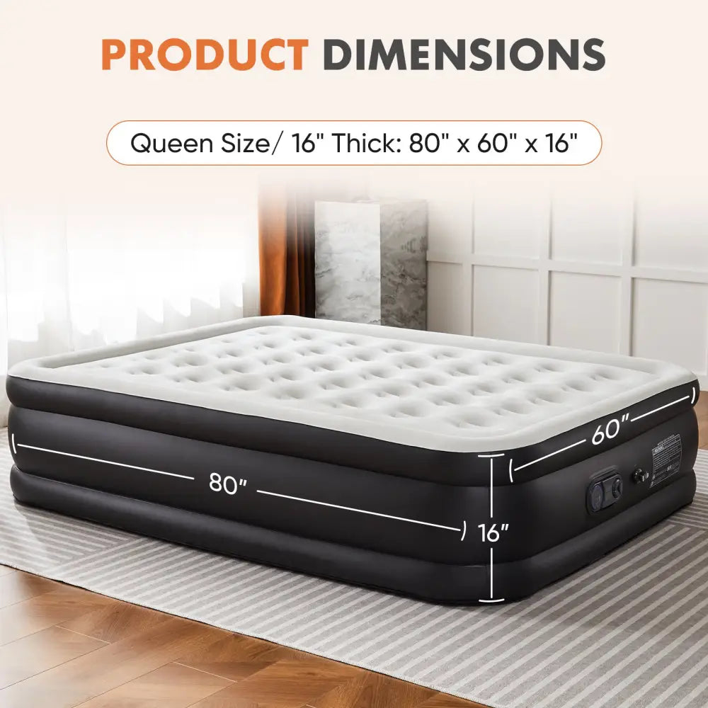 18 Inch Inflatable Mattress Air Bed - 5
