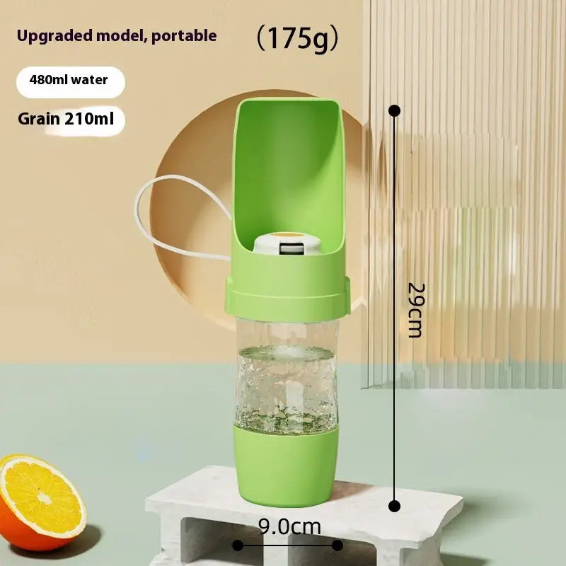 2 In 1 Travel Dog Water Bottle Pet Water Dispenser Feeder Drinking Feeder Dog Outing Water Feeder Pets Outdoor Portable Cup Pet Products Beyond Trends Hub