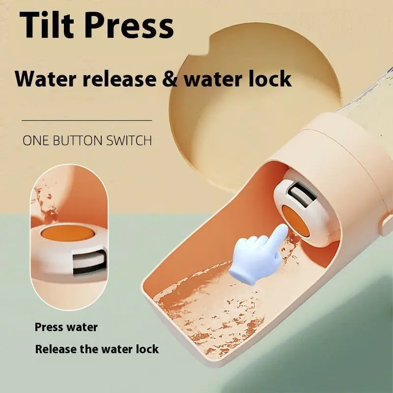 2 In 1 Travel Dog Water Bottle Pet Water Dispenser Feeder Drinking Feeder Dog Outing Water Feeder Pets Outdoor Portable Cup Pet Products Beyond Trends Hub