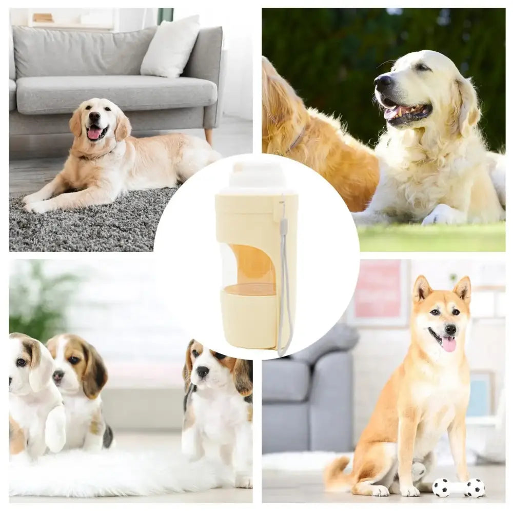 2 In 1 Travel Dog Water Bottle Pet Water Dispenser Feeder Drinking Feeder Dog Outing Water Feeder Pets Outdoor Portable Cup Pet Products Beyond Trends Hub