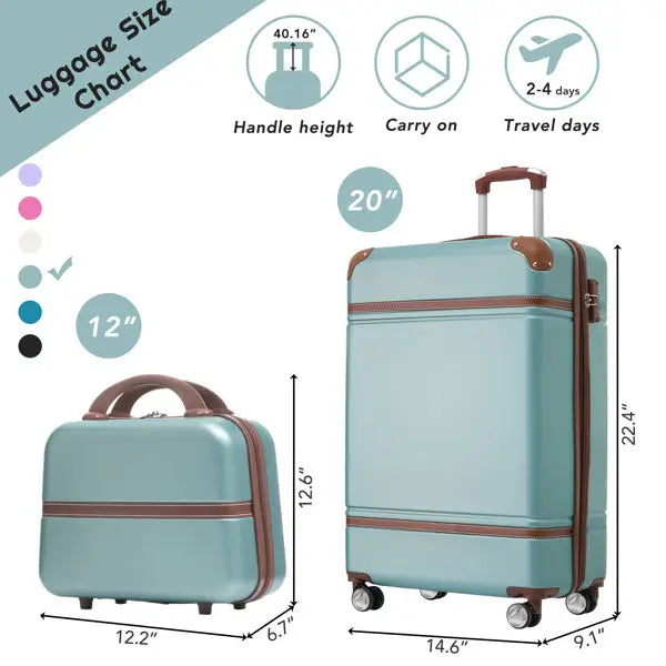 20-inch Hard-shell Suitcase With Cosmetic Bag - Suitcases and cosmetic bags - 5