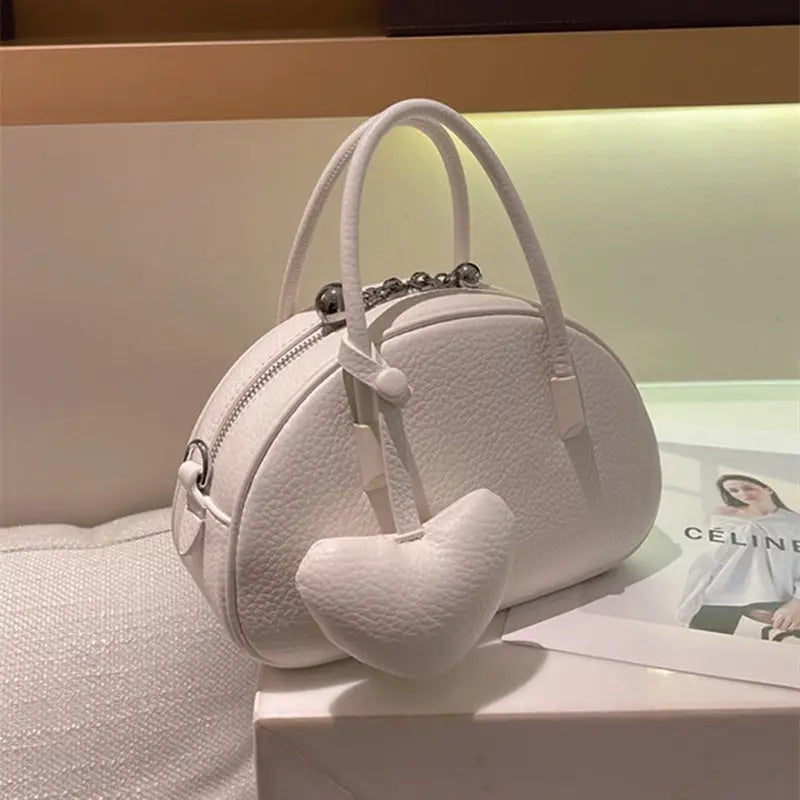 2024 Handbag For WomenLuxury Desinger Heart Crossbody Bag Solid Concise Ladies Femlae Bag Beyond Trends Hub