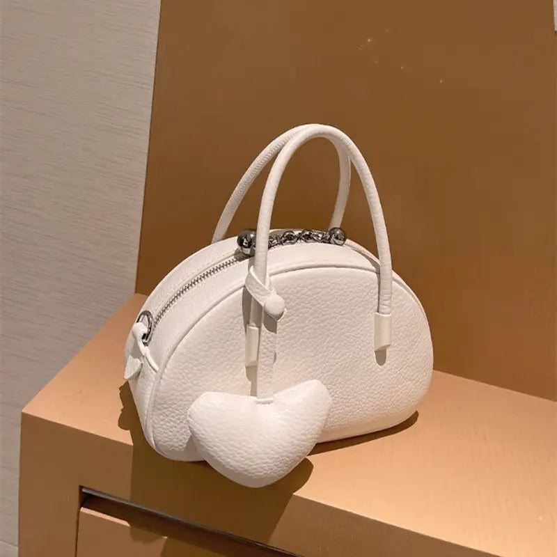 2024 Handbag For WomenLuxury Desinger Heart Crossbody Bag Solid Concise Ladies Femlae Bag Beyond Trends Hub