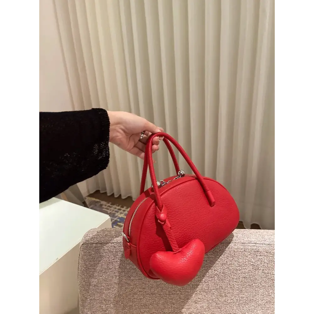 2024 Handbag For WomenLuxury Desinger Heart Crossbody Bag Solid Concise Ladies Femlae Bag Beyond Trends Hub