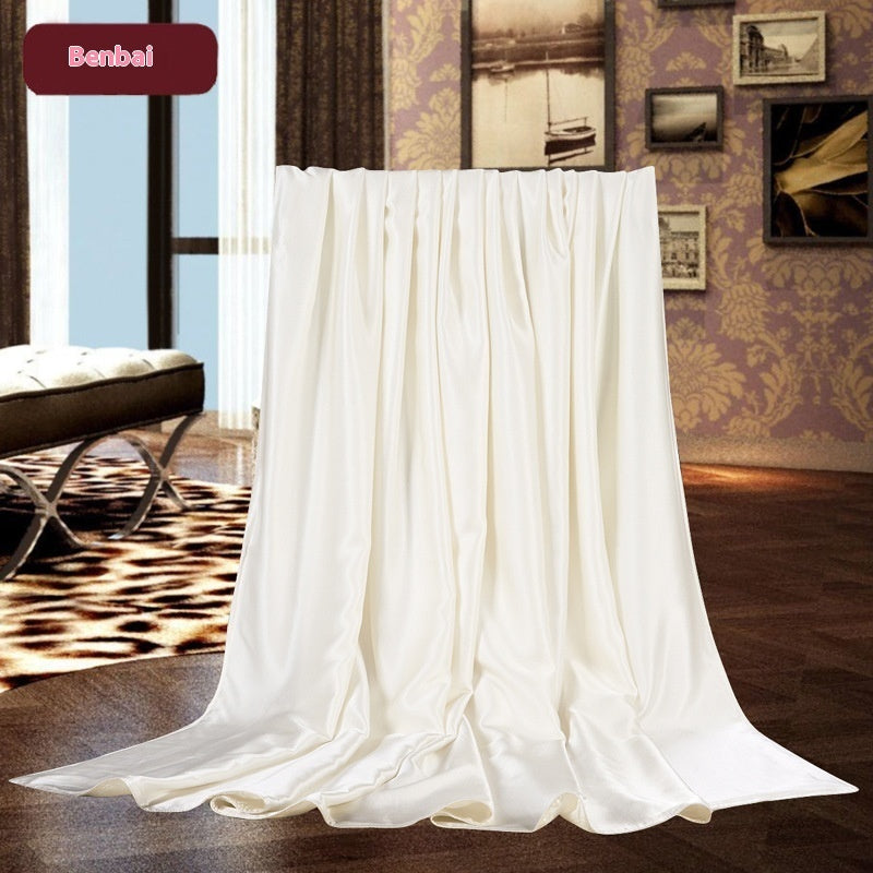 19 M Silk Bed Sheet Fitted Sheet Four-piece Set