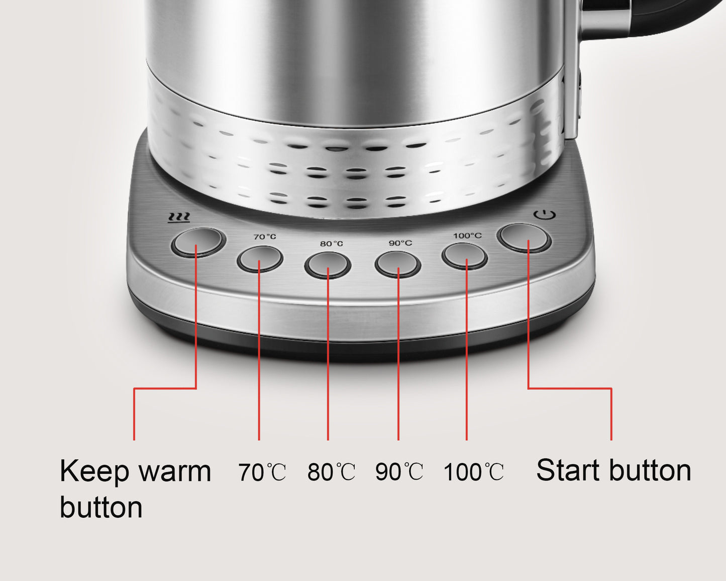 Stainless Steel Kettle Automatic Power Off To Prevent Drying