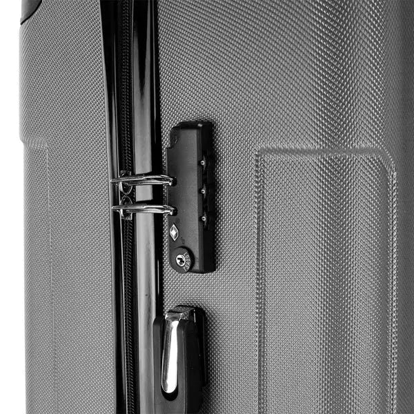 3-in-1 ABS Trolley Case 20 Inches 24 Inches 28 Inches Dark Gray - Dark gray - 5
