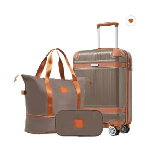 3-piece Suitcase - Coppery - 5