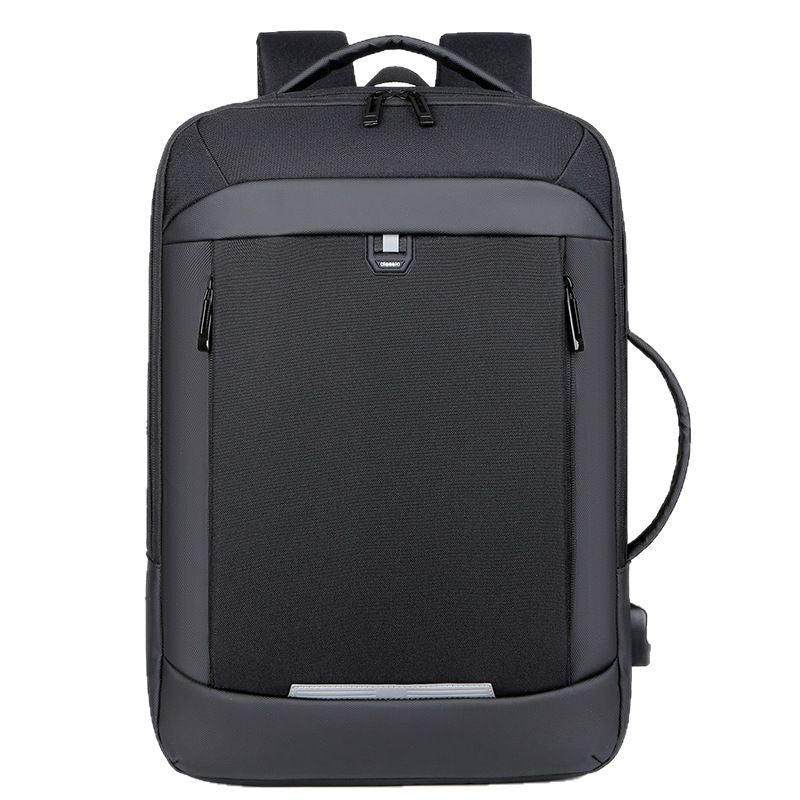 Multi-functional Black Breathable Laptop Backpack