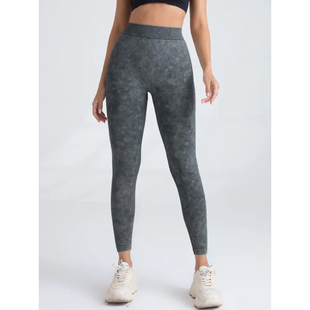 4 Pieces Scrunch Butt Lifting Workout V Back Leggings - 4PACK1 / S