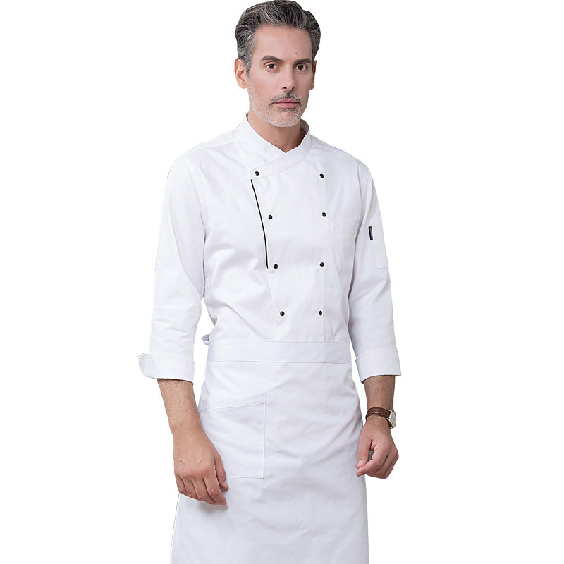 Kitchen Canteen Chef Clothes Autumn And Winter Suit Women
