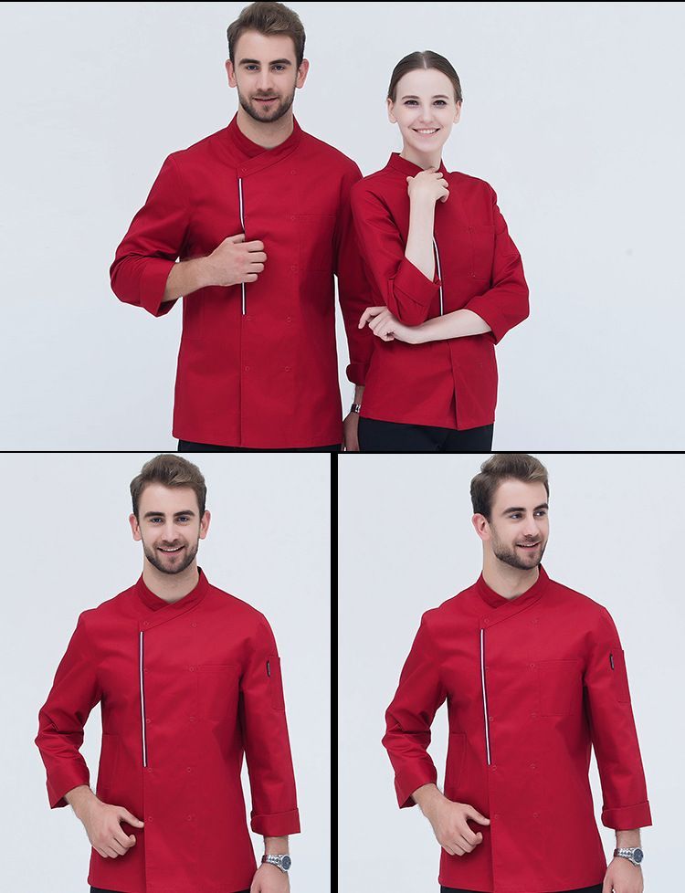 Kitchen Canteen Chef Clothes Autumn And Winter Suit Women