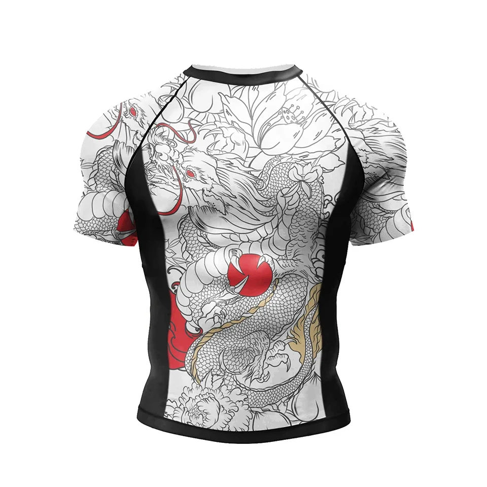 Personalized 3D Printing Quick-drying Stretch Outdoor Workout Clothes Four-piece Set