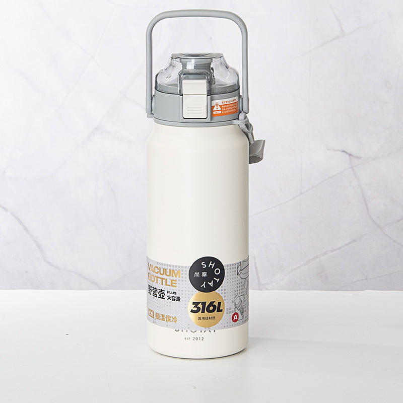 Portable And Fashionable Stainless Steel Large Capacity Sports Kettle