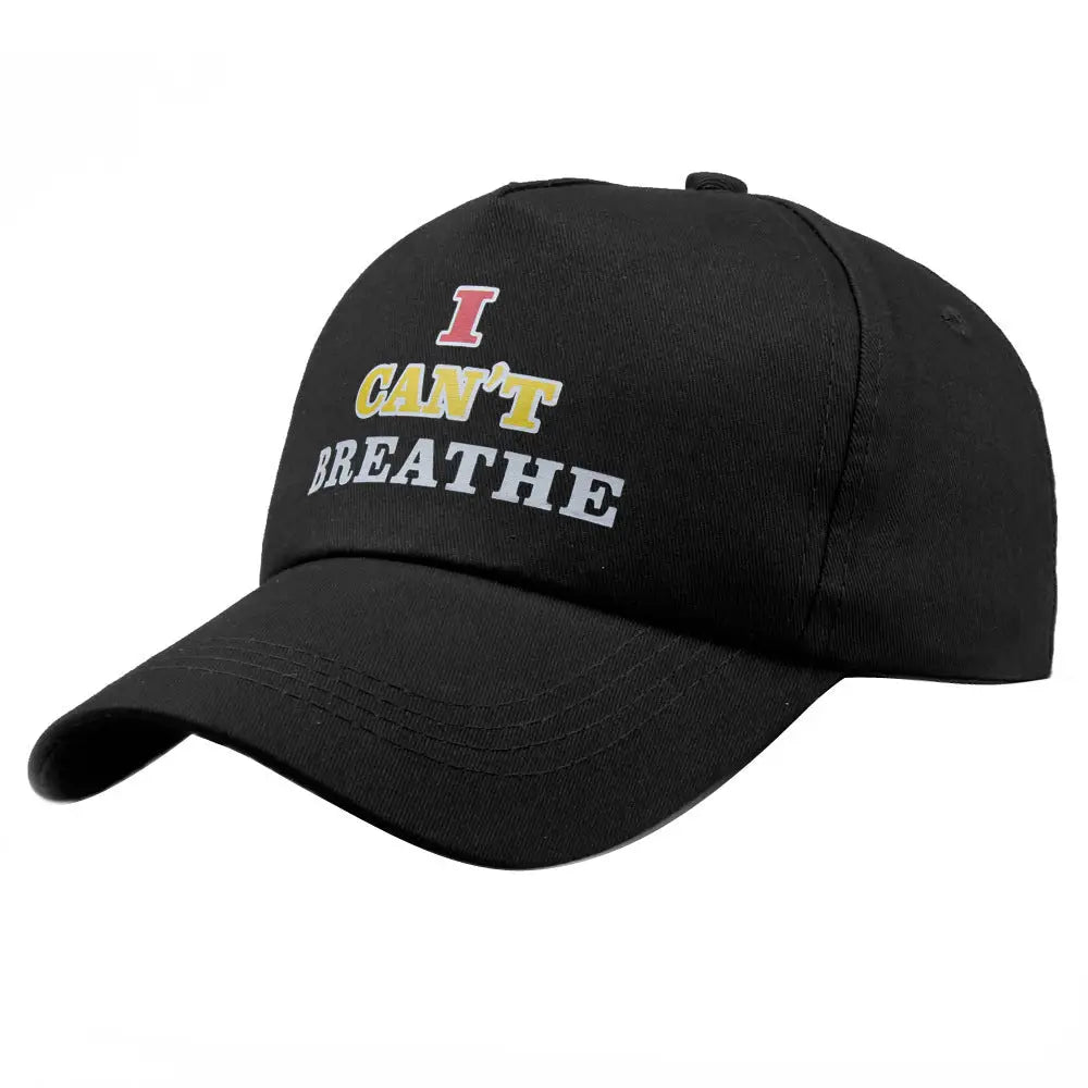BLACK LIVES MATTER Printed Baseball Cap - Black Without Interlayer 5 / 58cm Adjustable