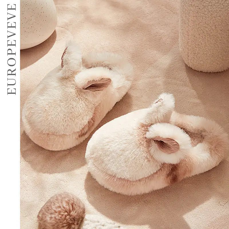 Cat Like Cotton Slippers For Women Autumn And Winter Home And Household Use Beyond Trends Hub