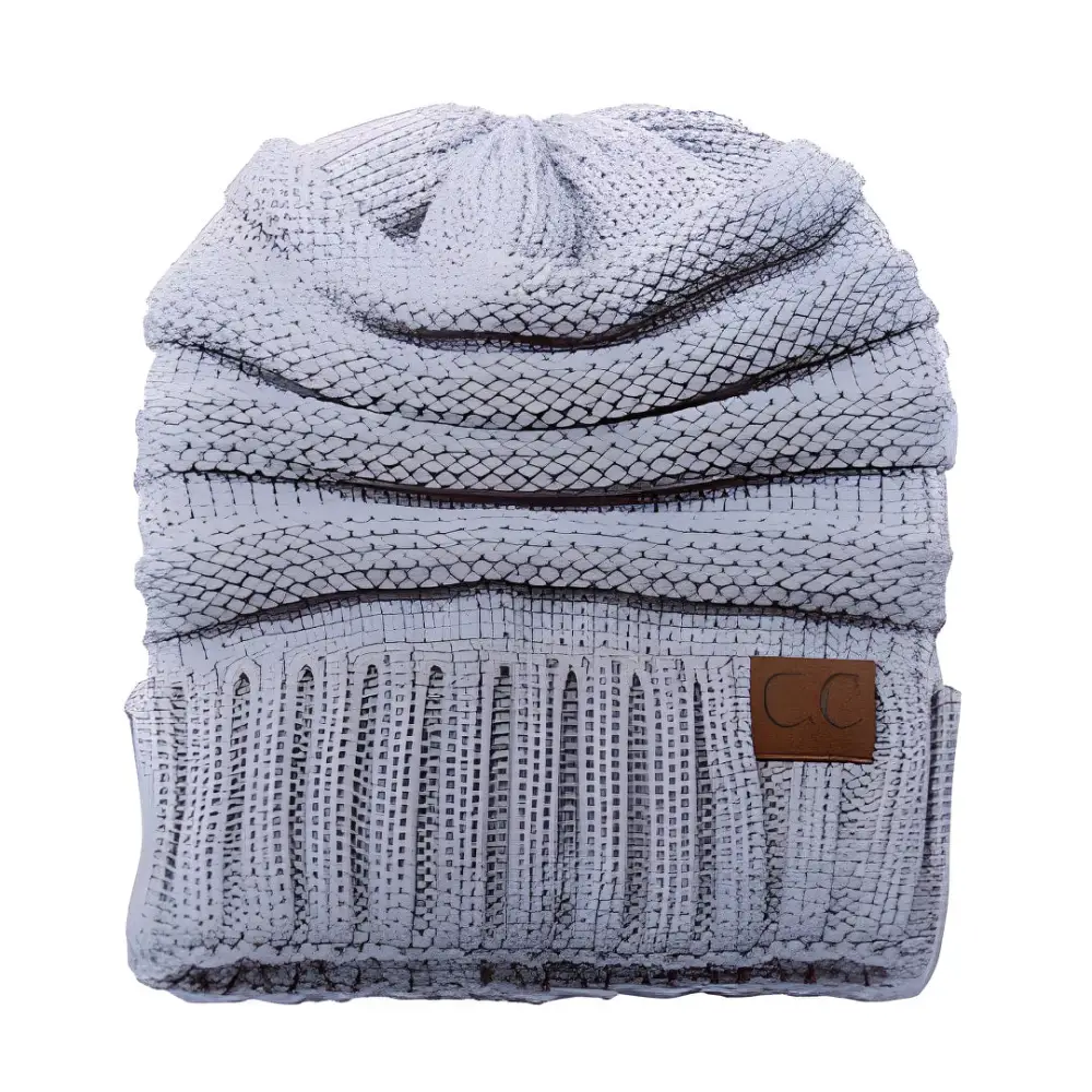 CC Beanies Winter Hats - Light grey