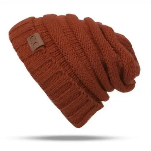 CC Beanies Winter Hats - Orange Red