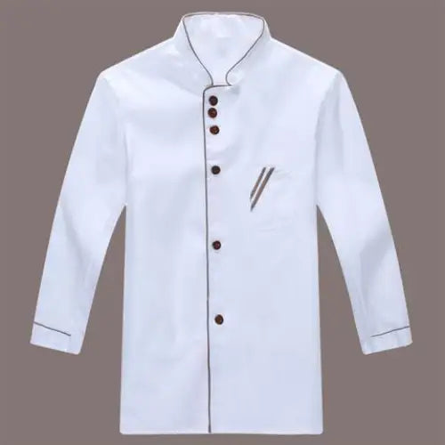 Chef Uniforms Long Sleeve Hotel Restaurant Restaurant School Canteen Kitchen Male And Female Chefs Overalls - Beyond Trends Hub