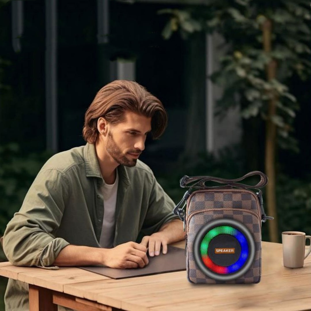 Multifunctional Bluetooth Speaker Backpack Portable And Rechargeable For Outdoor Use