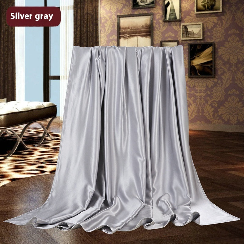 19 M Silk Bed Sheet Fitted Sheet Four-piece Set