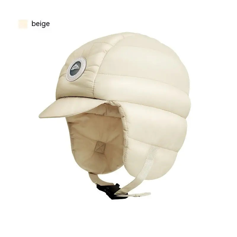 Down Plush Hat For Women Cycling Windproof Waterproof Ear Protection Warm Fashion Hats Winter Thicken Caps Beyond Trends Hub