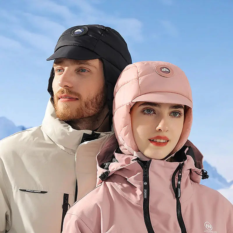 Down Plush Hat For Women Cycling Windproof Waterproof Ear Protection Warm Fashion Hats Winter Thicken Caps Beyond Trends Hub