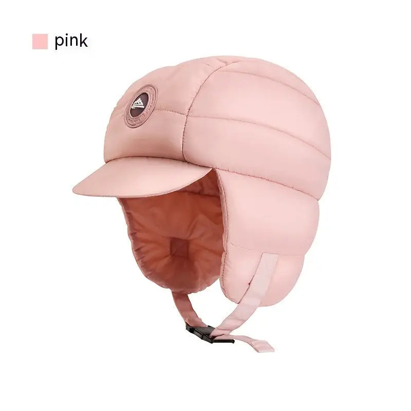 Down Plush Hat For Women Cycling Windproof Waterproof Ear Protection Warm Fashion Hats Winter Thicken Caps Beyond Trends Hub