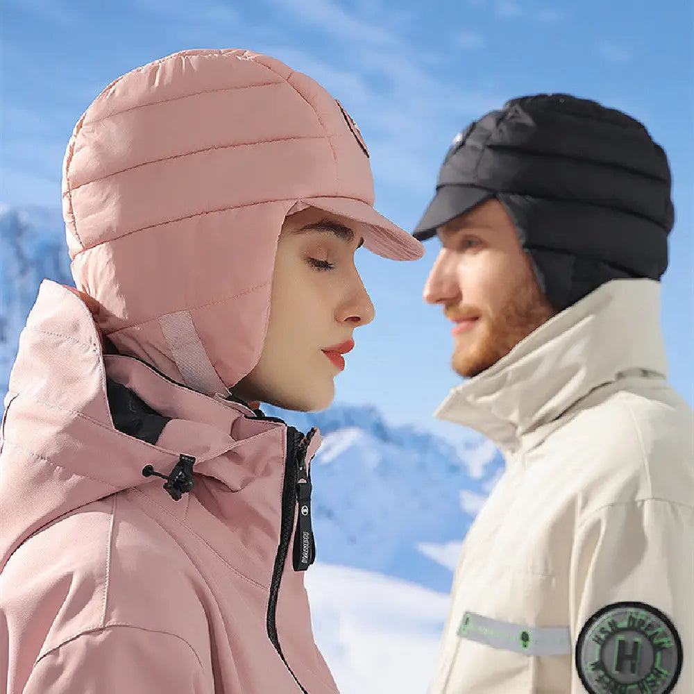 Down Plush Hat For Women Cycling Windproof Waterproof Ear Protection Warm Fashion Hats Winter Thicken Caps Beyond Trends Hub