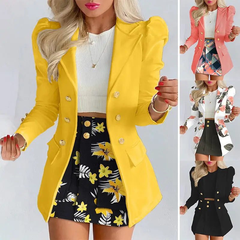 Fashion Solid Color Casual Suits Women's Beyond Trends Hub