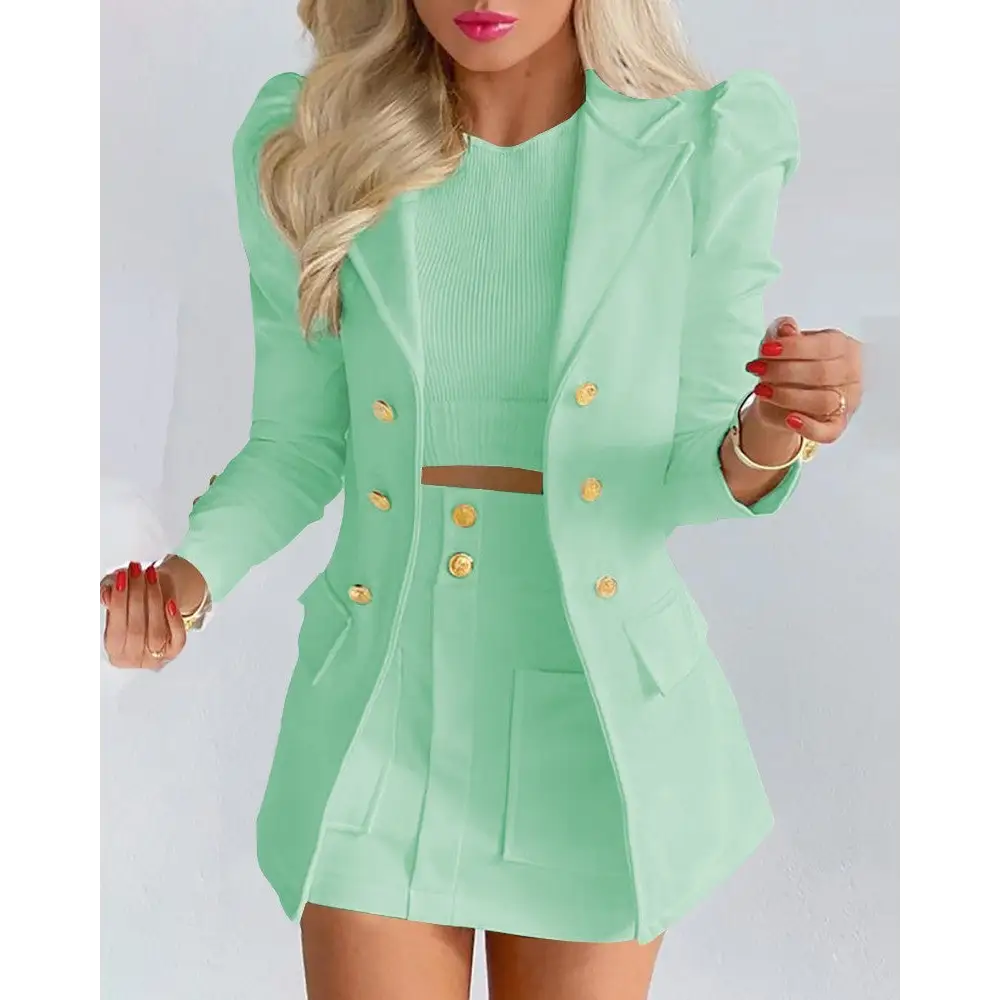 Fashion Solid Color Casual Suits Women's Beyond Trends Hub