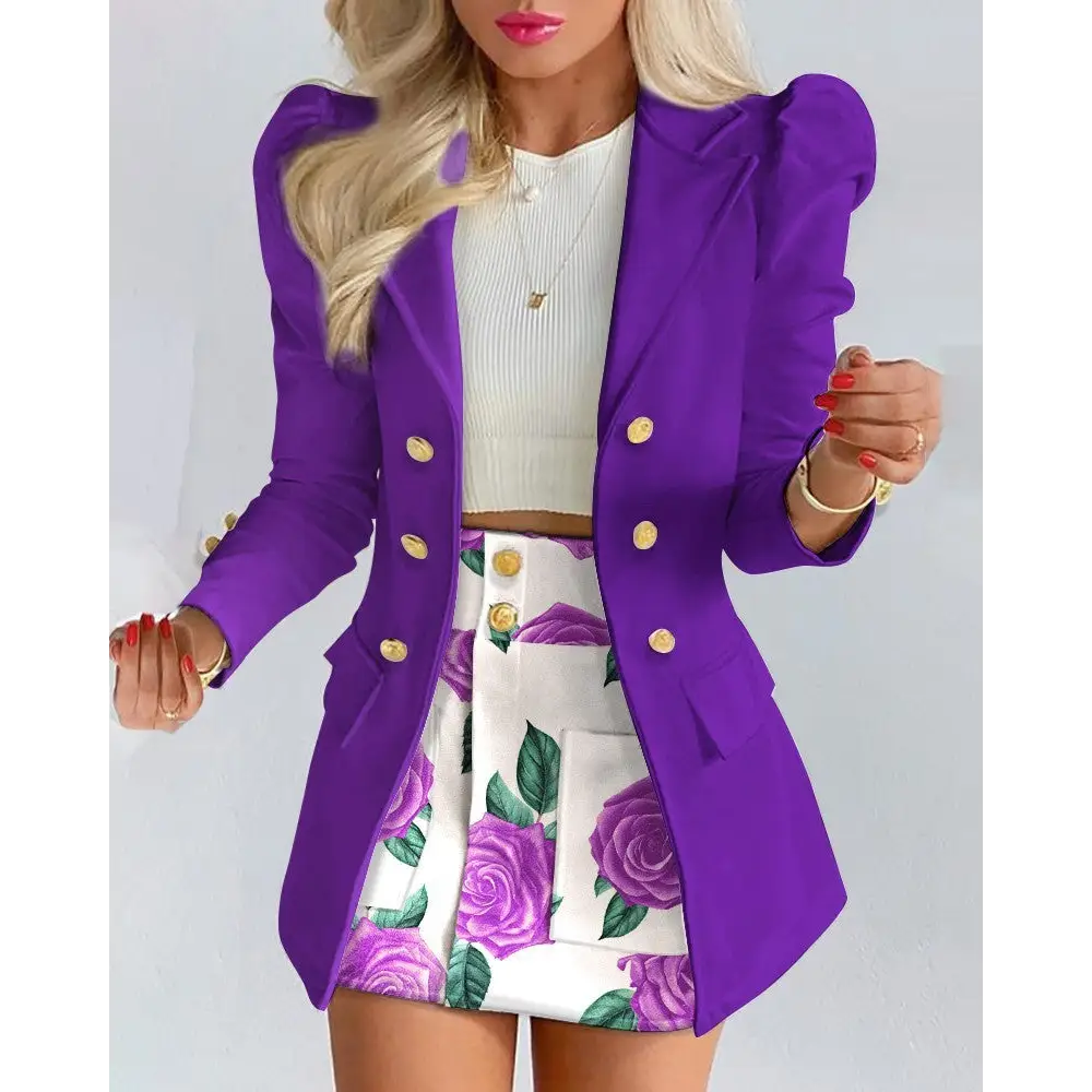 Fashion Solid Color Casual Suits Women's Beyond Trends Hub