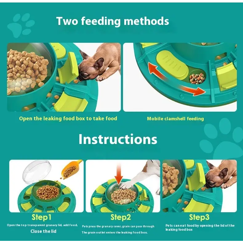 Interactive Dog Puzzle Toy For IQ Improvement And Slow Feeding Suitable For All Sizes Pets Nutritious Diet-Friendly Non-Electric Plastic Pets Game Pet Products Beyond Trends Hub