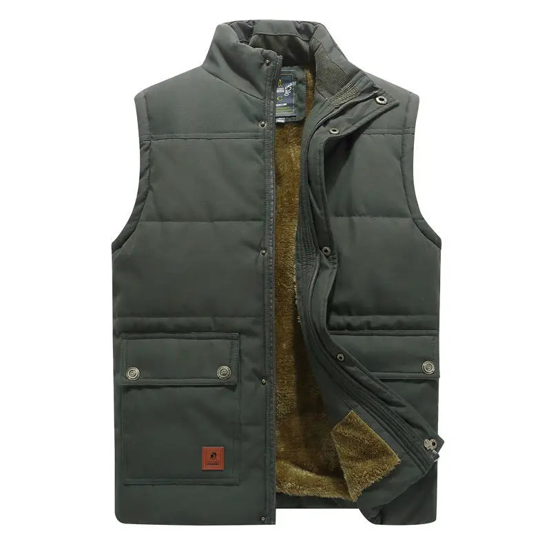 Large Size Vest Men Plus Velvet Thick Cotton Vest Beyond Trends Hub
