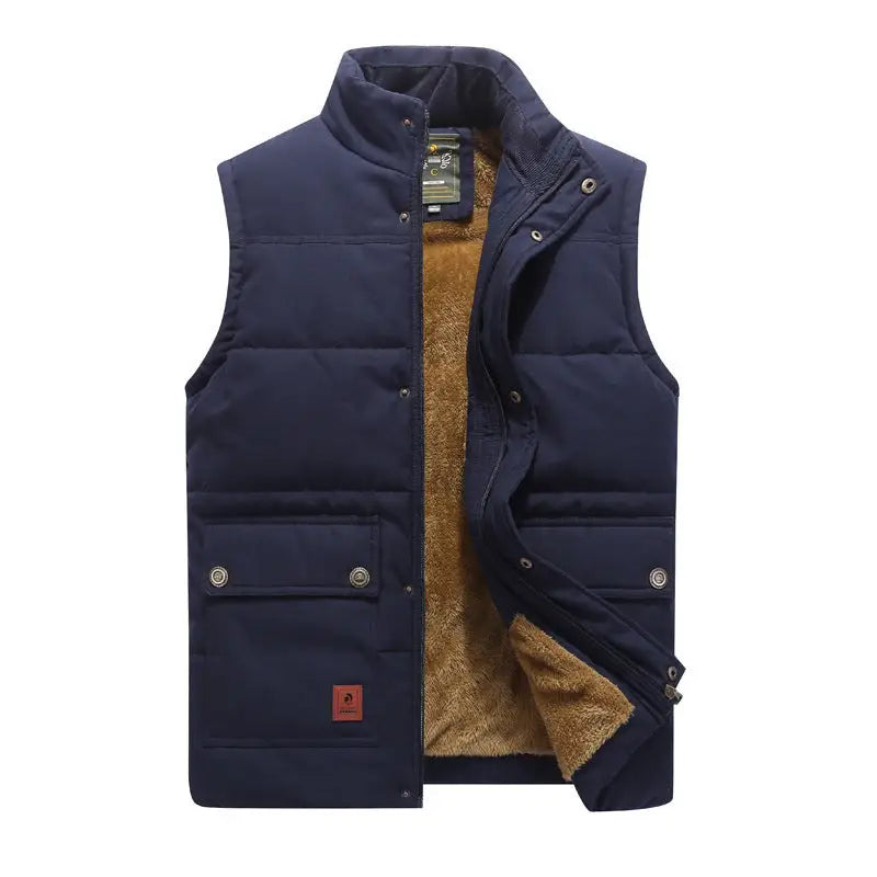 Large Size Vest Men Plus Velvet Thick Cotton Vest Beyond Trends Hub