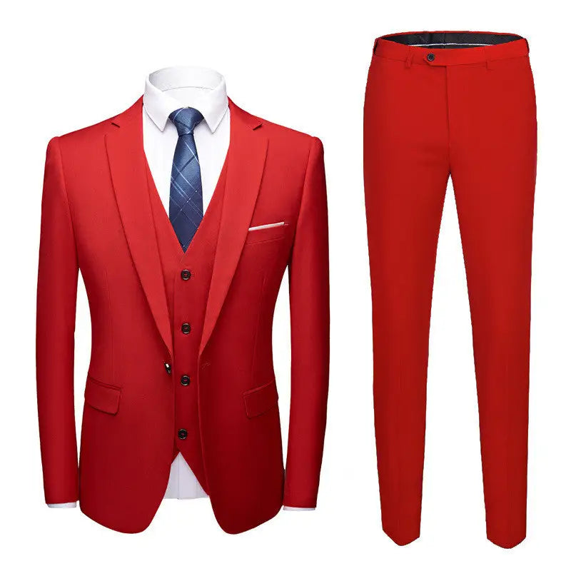 Men s Business Suits Wedding Dress Suit Set - Beyond Trends Hub