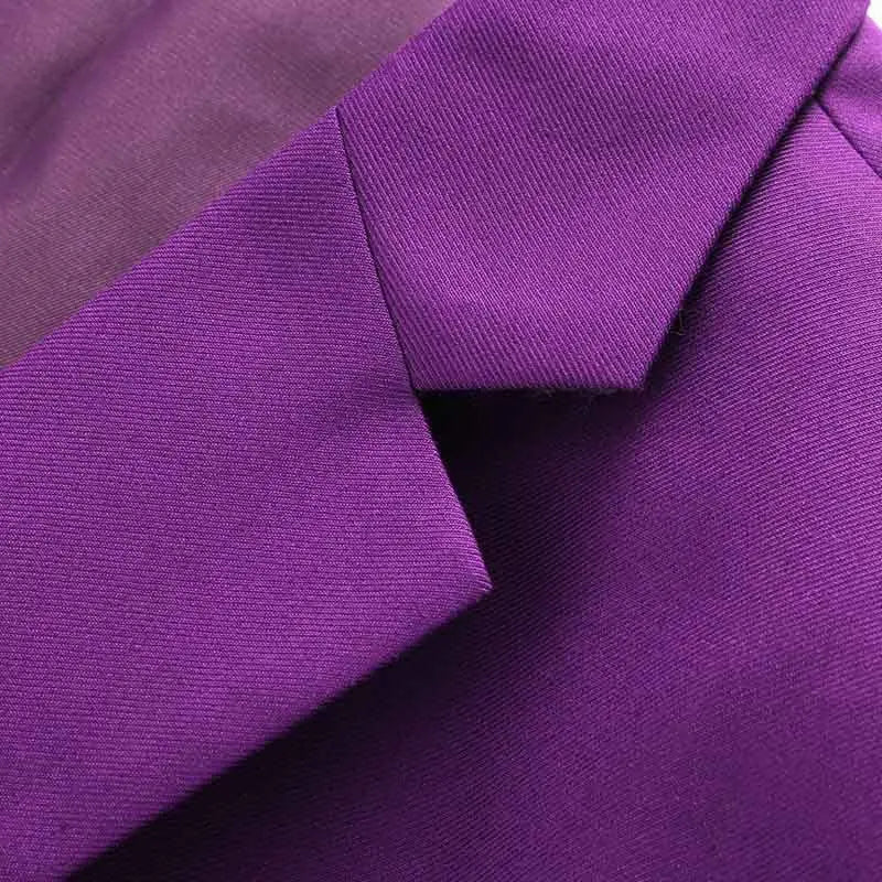 Men’s Suits Three-piece Evening Dress Banquet Wedding Korean Style Solid Color Suit Suit