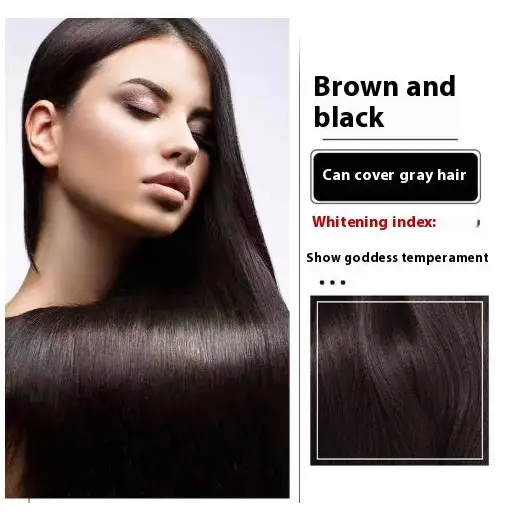 Plants Do Not Hurt Scalp Hair Dye - Brown Black / 500ml