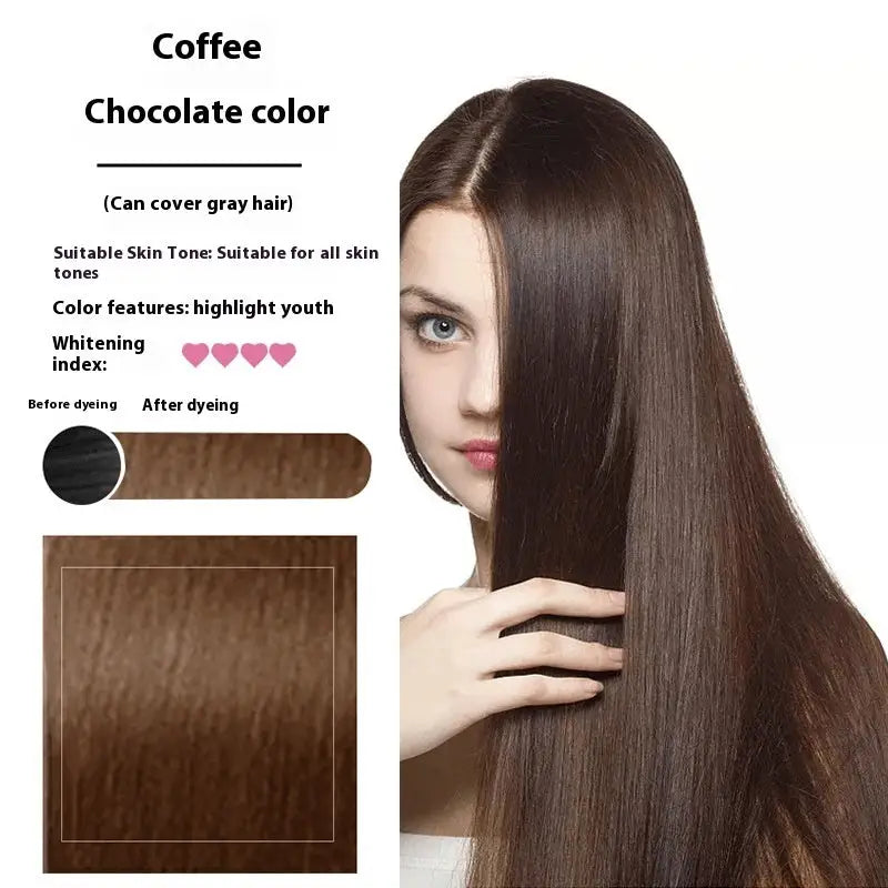 Plants Do Not Hurt Scalp Hair Dye - Coffee Chocolate / 500ml