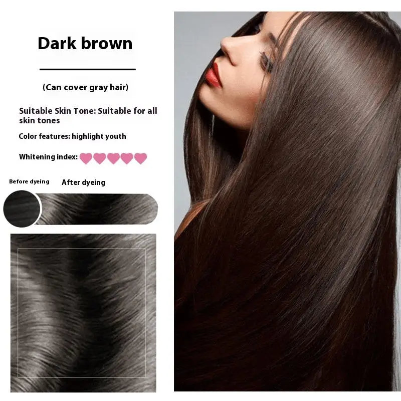Plants Do Not Hurt Scalp Hair Dye - Dark Brown / 500ml