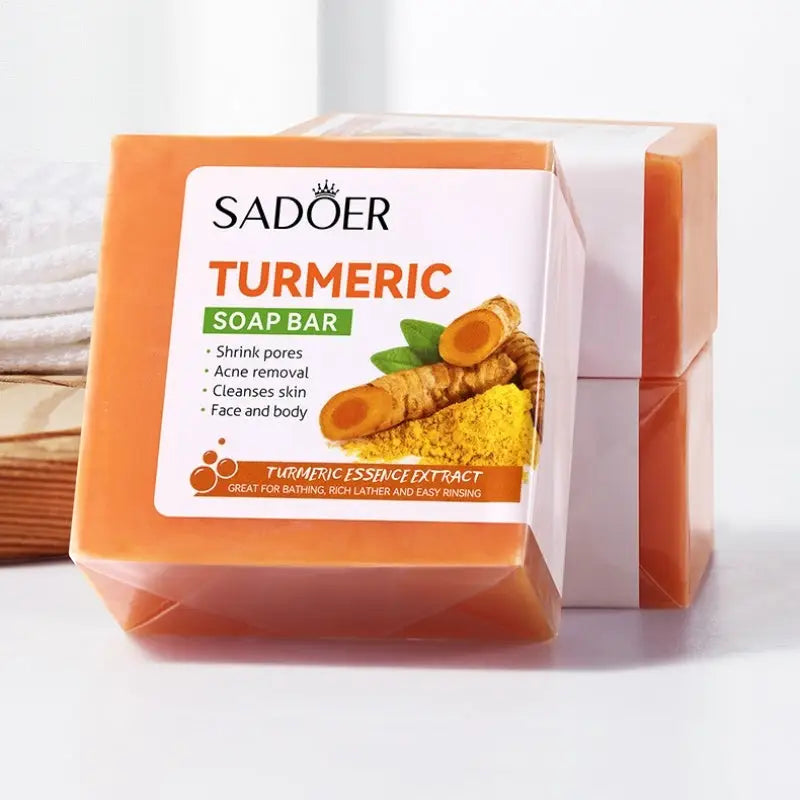 Turmeric Soap Essential Oil Handmade Soap Cleansing Bath - Turmeric Soap100g