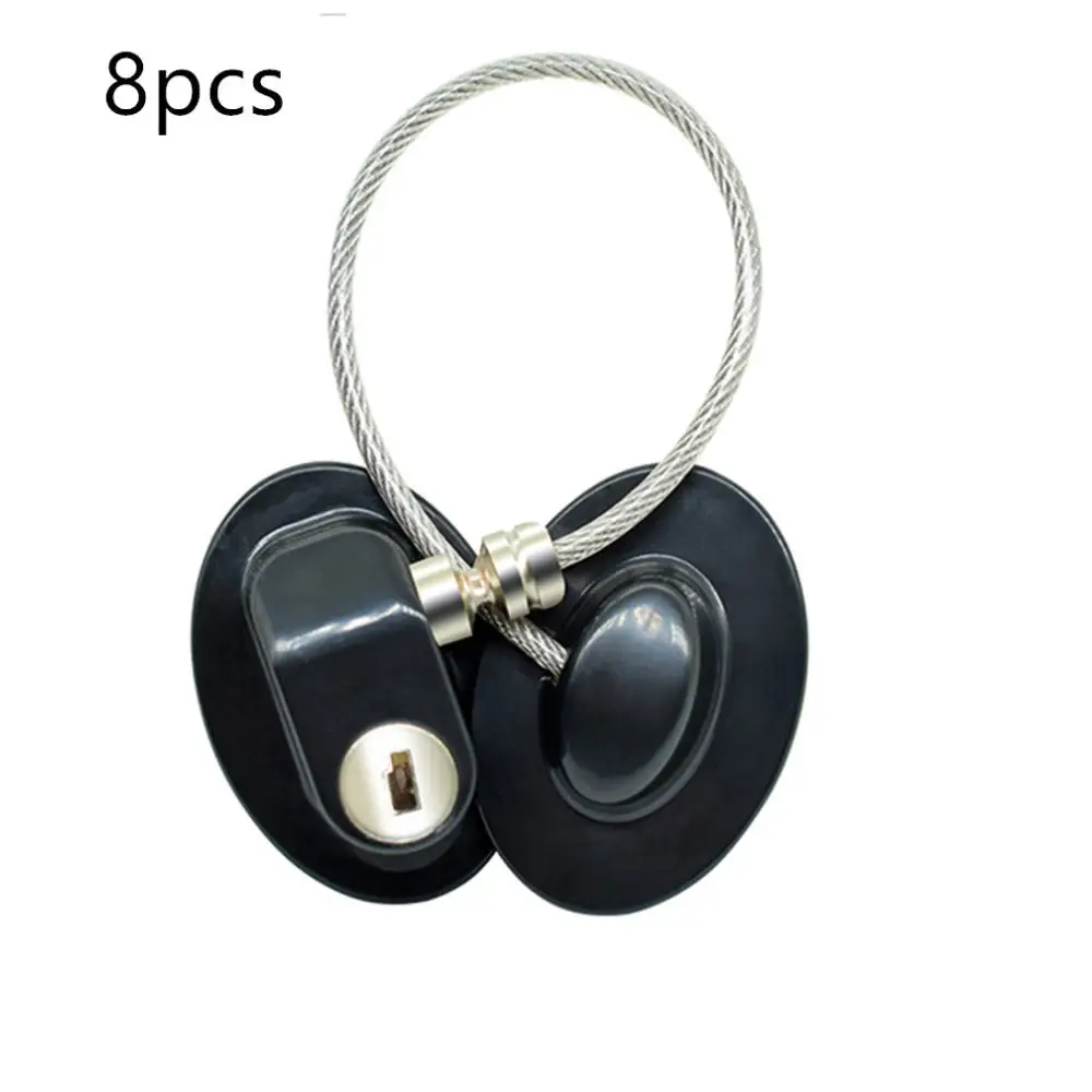Window Security Chain Lock Window Cable Lock Restrictor Multifunctional Window Lock Door Security Guard for Baby Safety 1Pcs - Beyond Trends Hub