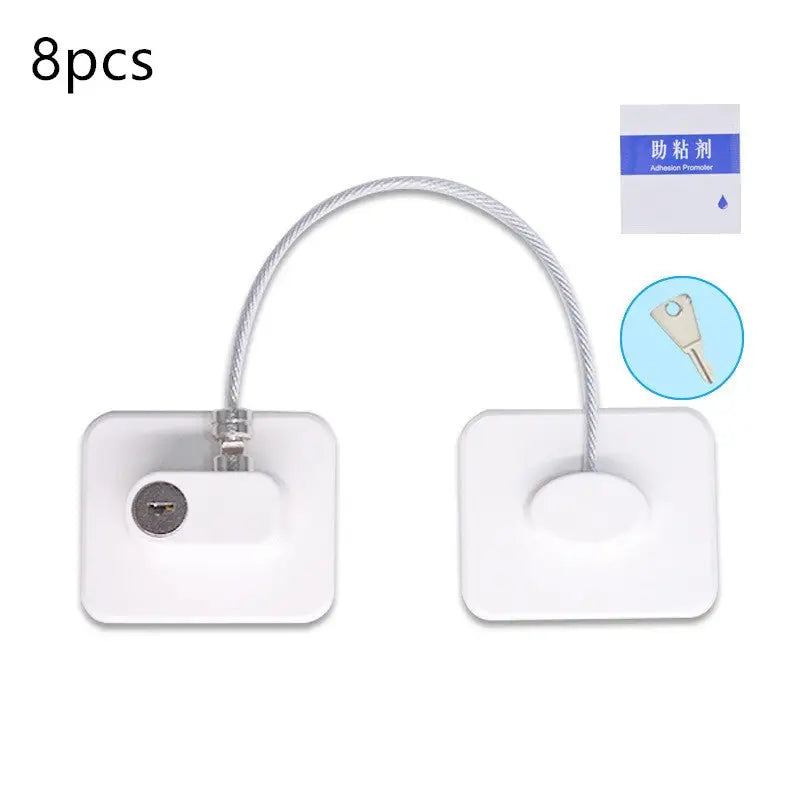 Window Security Chain Lock Window Cable Lock Restrictor Multifunctional Window Lock Door Security Guard for Baby Safety 1Pcs - Beyond Trends Hub