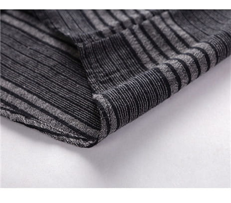 Long Sleeve Shirt Light Business Casual Linen Striped Shirt For Men