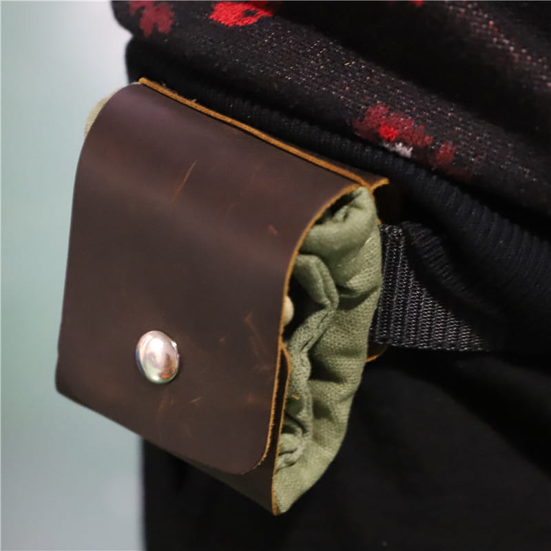 Leather Foraging Bag