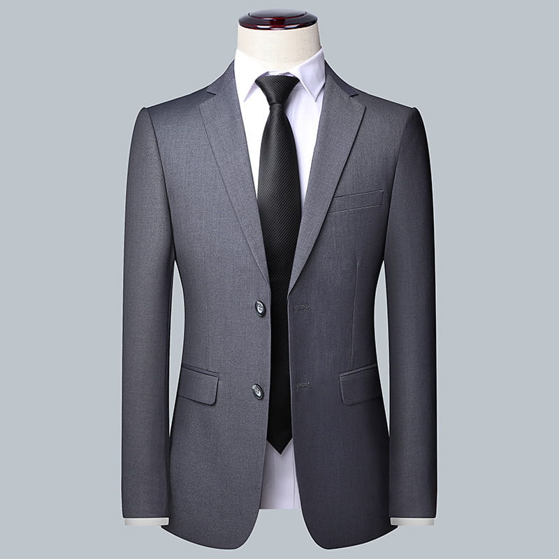 Casual Men’s Suit Set Slim Fit Formal Groom Wedding Dress
