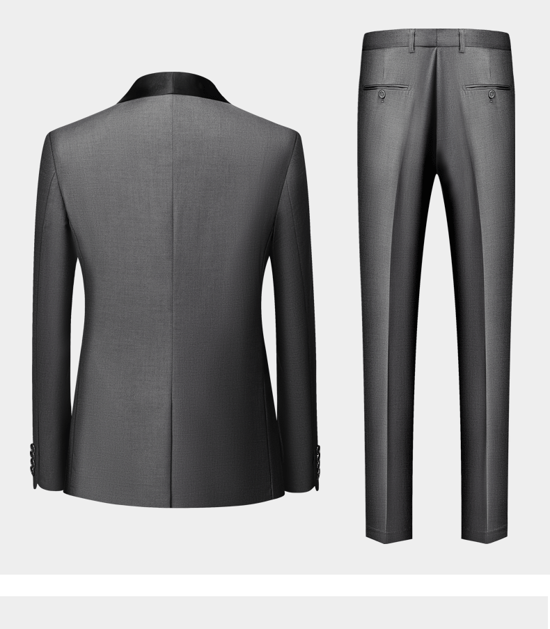 Business Casual Suits Men’s Wedding Groom Dresses Pavilion Slim Fit