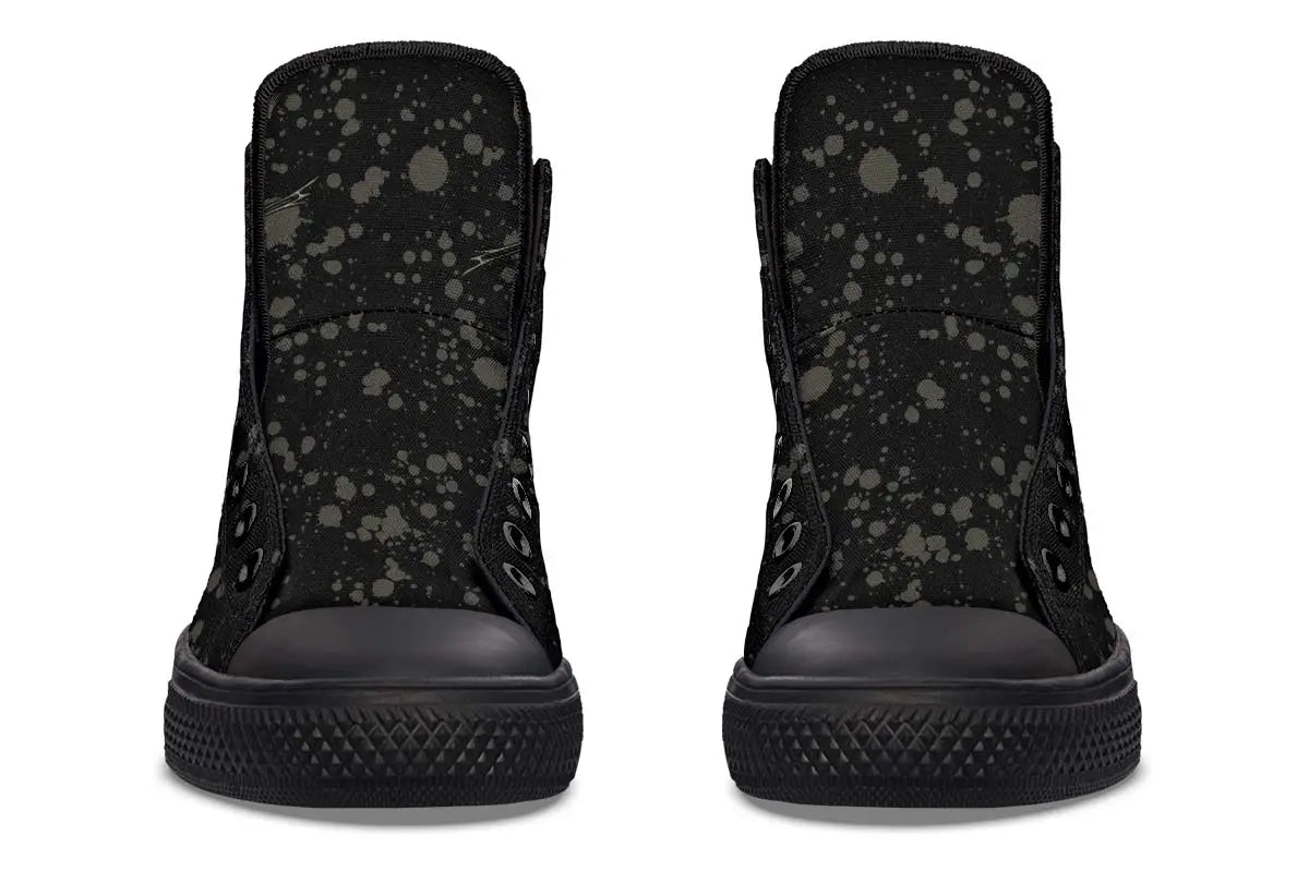 Printed Couple High-top Canvas Shoes
