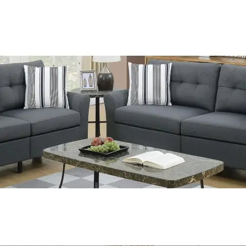 Living Room Furniture 2pc Sofa Set